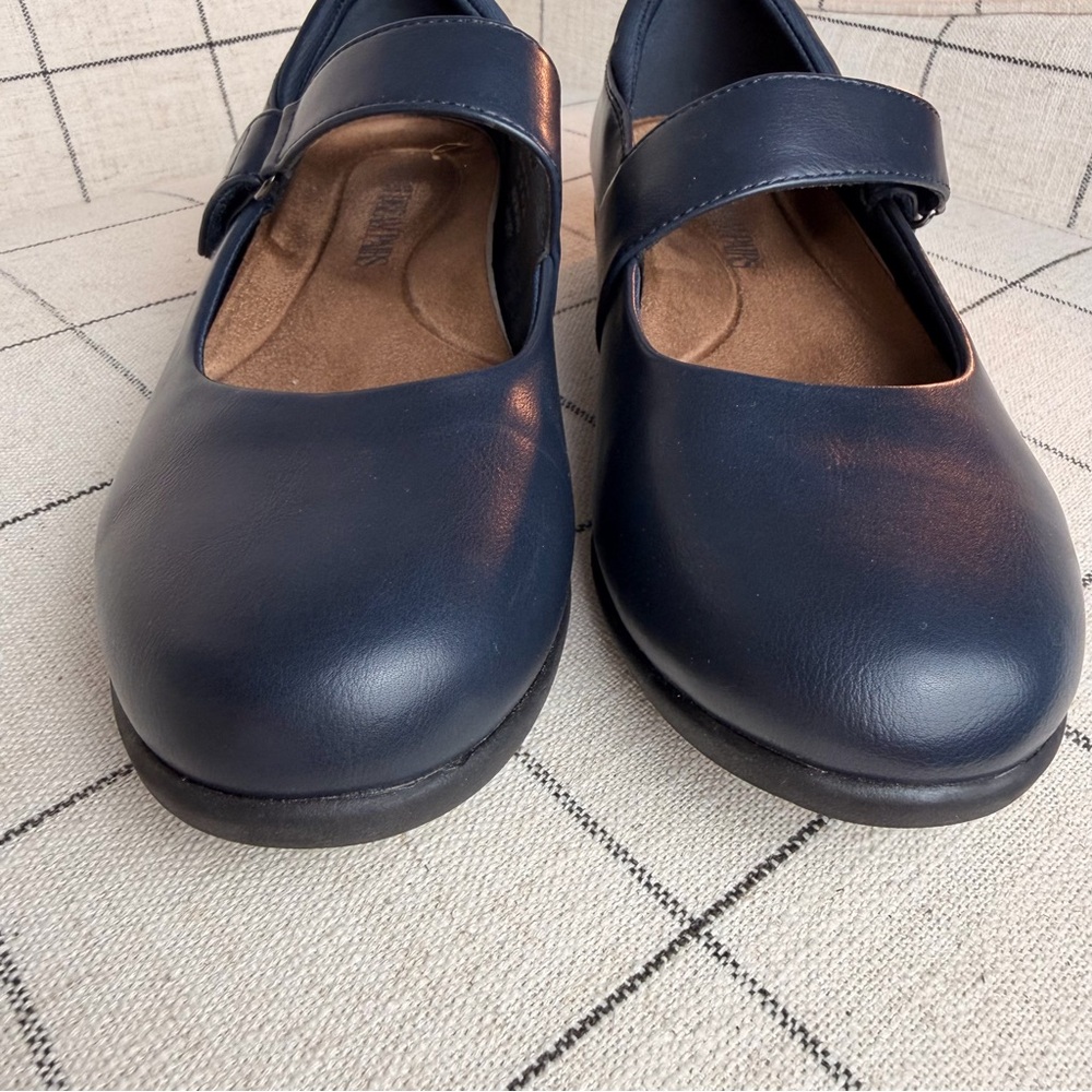 Dream Pairs Mary Jane Shoes Navy Blue Women’s 6.5 Faux Leather - Picture 4 of 11